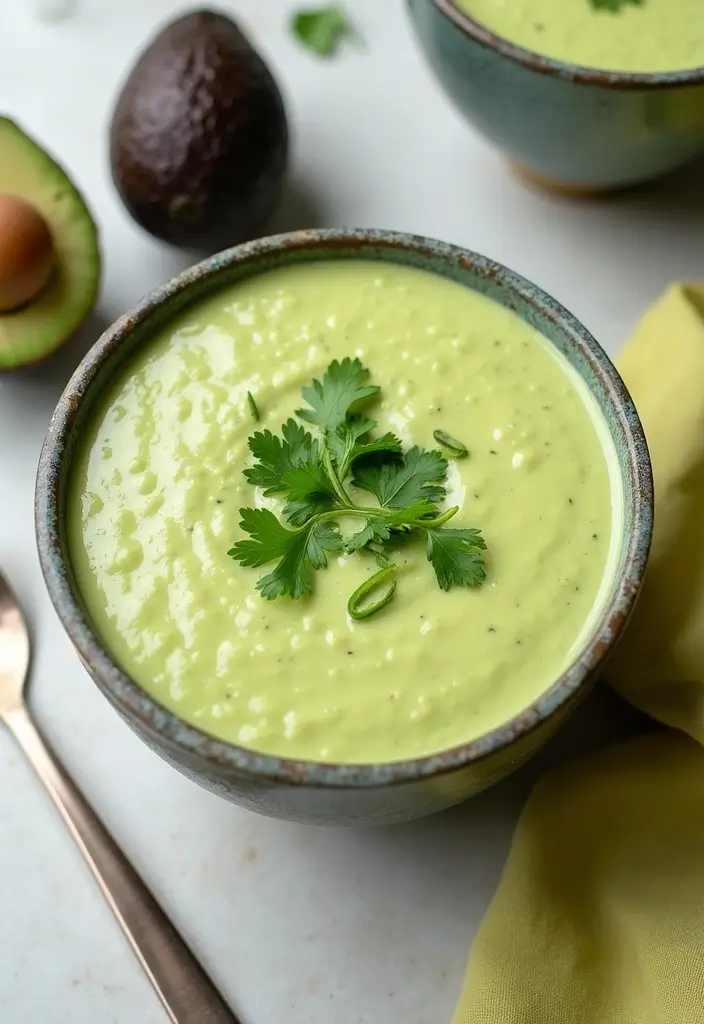 30 Gluten Free Dairy Free Soup Recipes To Warm You Up - 18. Creamy Avocado Soup