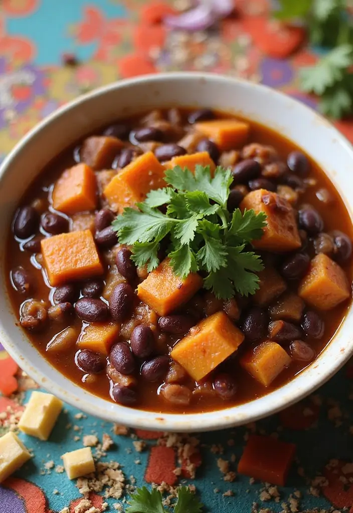 30 Gluten Free Dairy Free Soup Recipes To Warm You Up - 2. Sweet Potato and Black Bean Chili