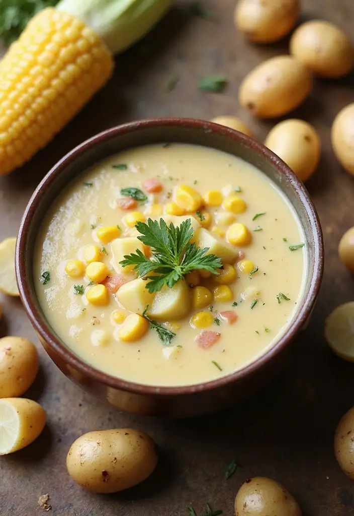 30 Gluten Free Dairy Free Soup Recipes To Warm You Up - 24. Corn and Potatoes Chowder