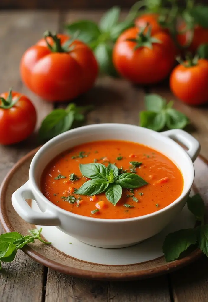 30 Gluten Free Dairy Free Soup Recipes To Warm You Up - 26. Tomato Basil Soup