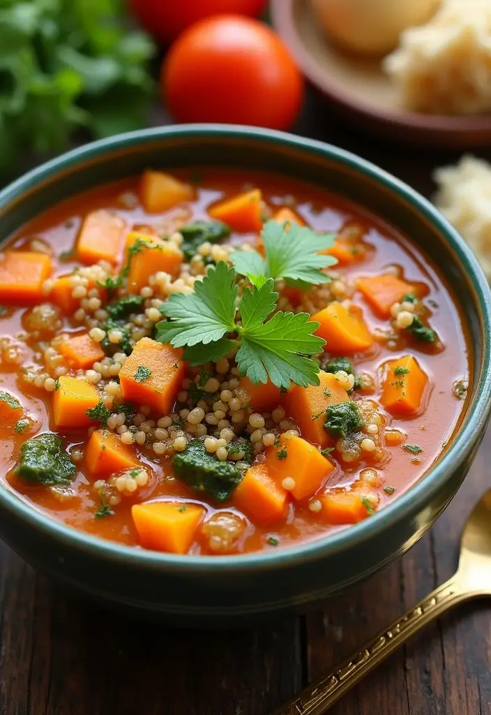 30 Gluten Free Dairy Free Soup Recipes To Warm You Up - 27. Quinoa Vegetable Soup