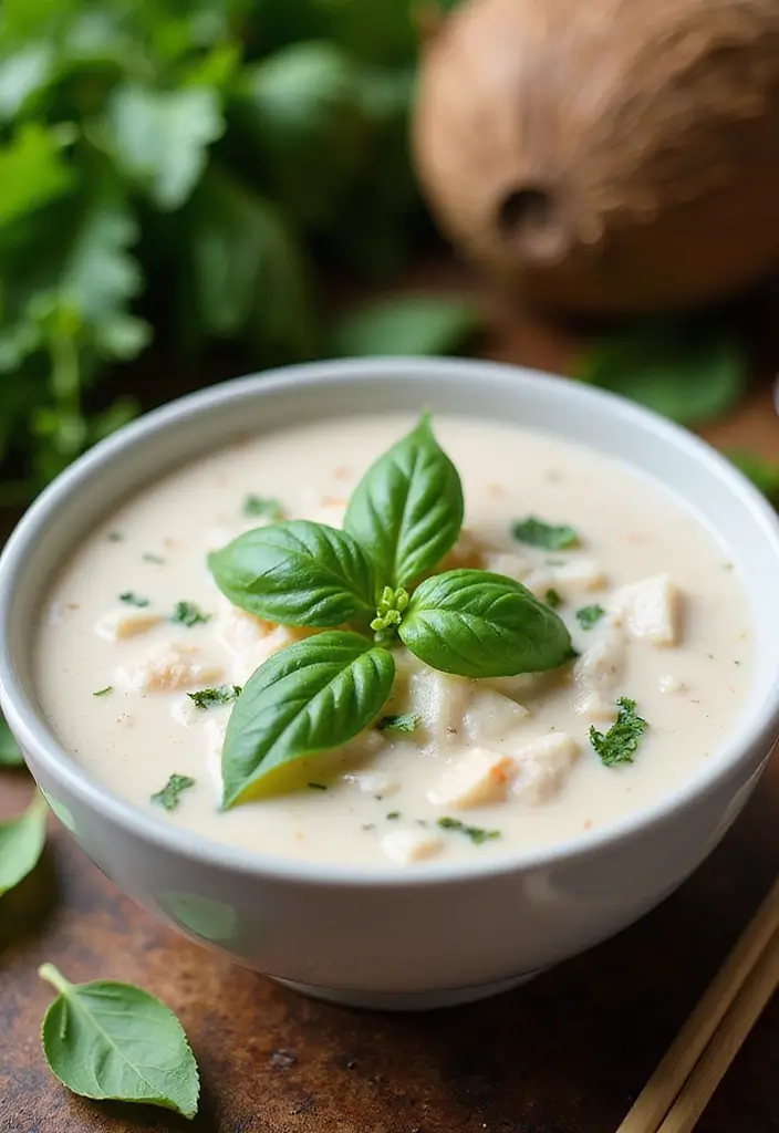 30 Gluten Free Dairy Free Soup Recipes To Warm You Up - 3. Thai Coconut Soup