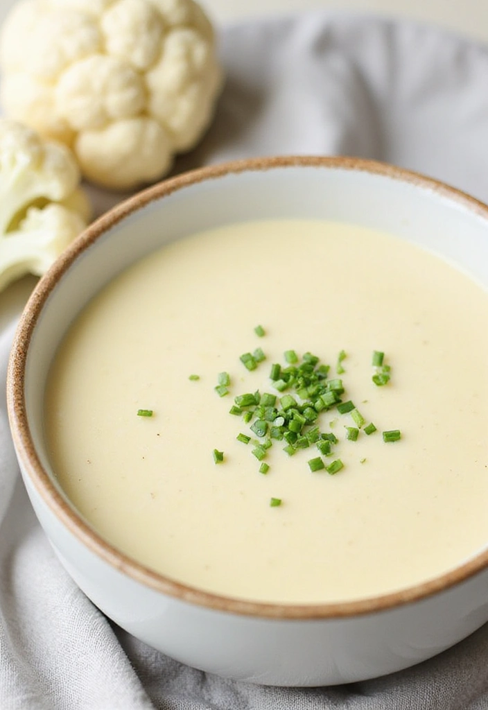 30 Gluten Free Dairy Free Soup Recipes To Warm You Up - 8. Creamy Cauliflower Soup