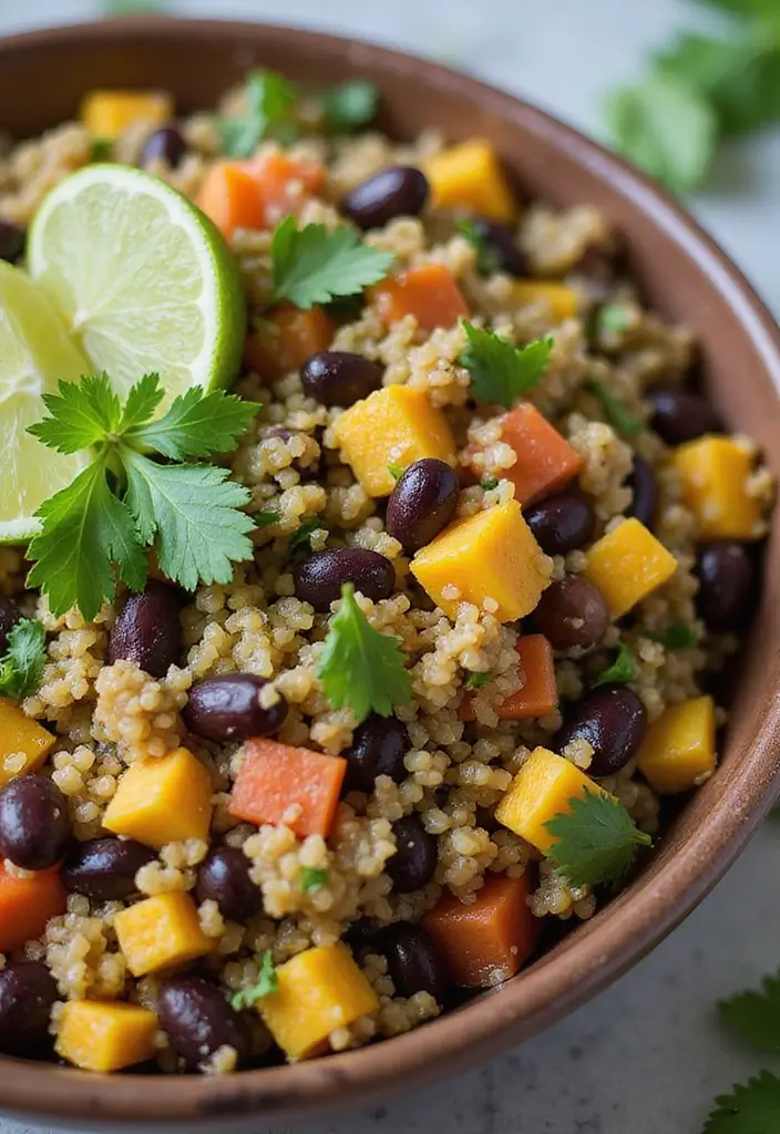 30 Gluten Free Recipes For New Moms: Nutritious And Simple - 1. Quinoa and Black Bean Salad