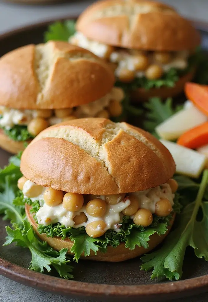 30 Gluten Free Recipes For New Moms: Nutritious And Simple - 12. Chickpea Salad Sandwich