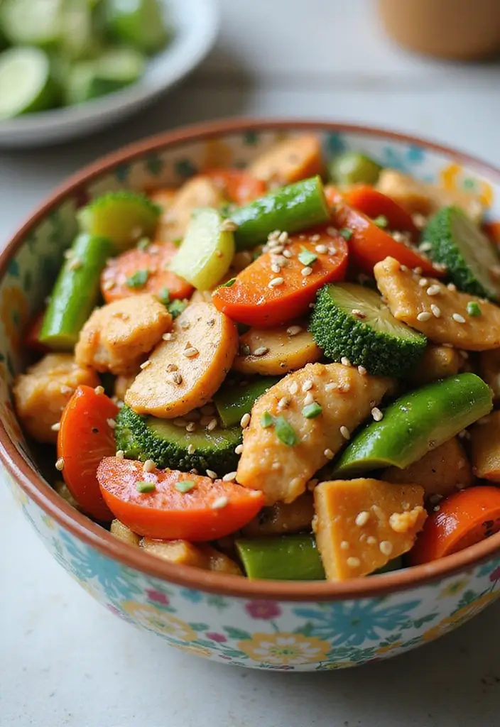 30 Gluten Free Recipes For New Moms: Nutritious And Simple - 17. Chicken and Vegetable Stir-Fry