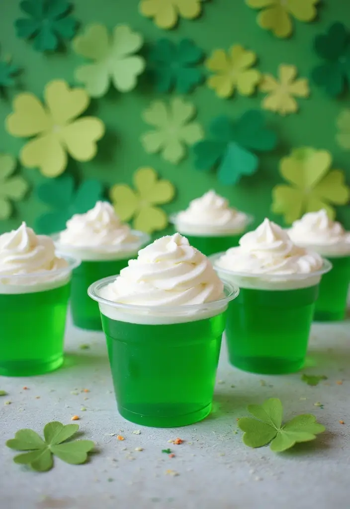 30 Gluten Free St Patricks Day Recipes To Celebrate - 14. St. Patrick's Day Jello