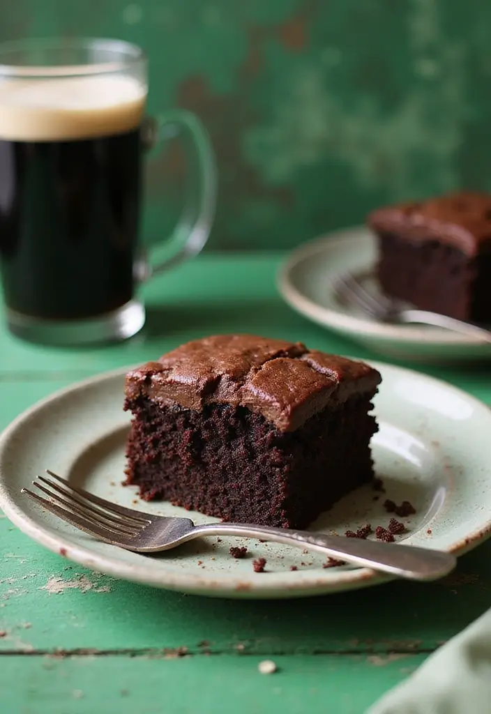 30 Gluten Free St Patricks Day Recipes To Celebrate - 20. Irish Chocolate and Stout Cake