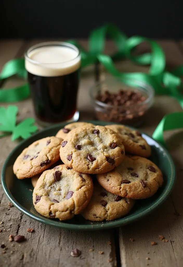30 Gluten Free St Patricks Day Recipes To Celebrate - 25. Guinness Chocolate Chip Cookies