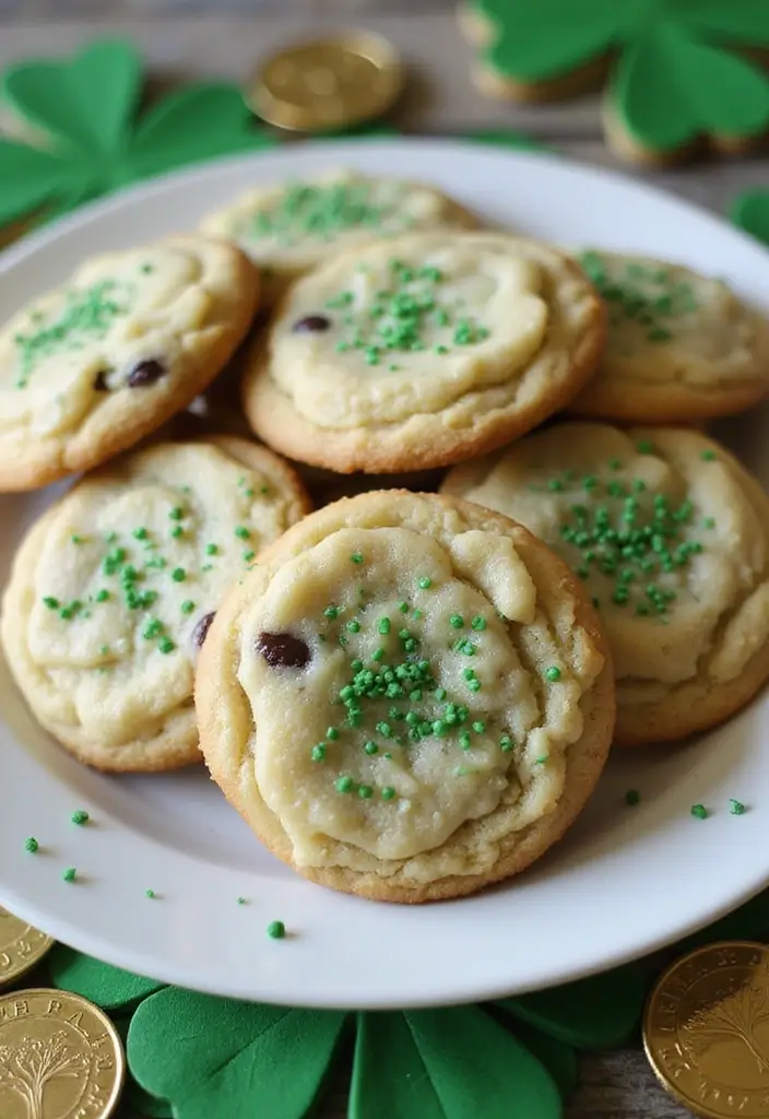 30 Gluten Free St Patricks Day Recipes To Celebrate - 3. Mint Chocolate Chip Cookies