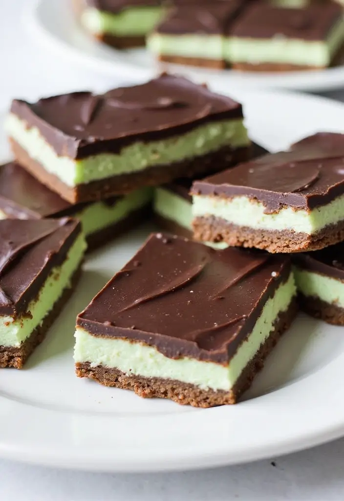 30 Gluten Free St Patricks Day Recipes To Celebrate - 30. Gluten Free Chocolate Mint Bars