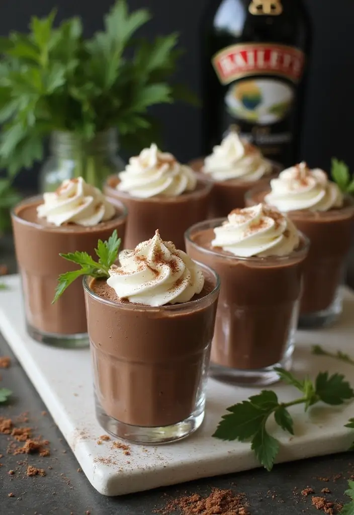 30 Gluten Free St Patricks Day Recipes To Celebrate - 6. Baileys Chocolate Mousse