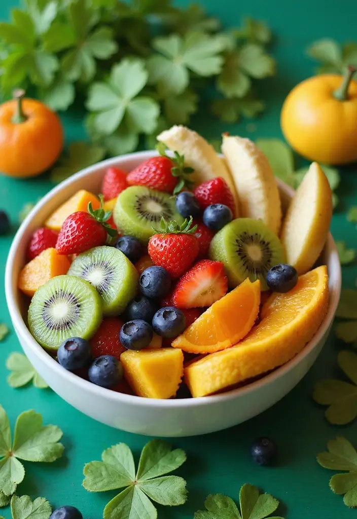30 Gluten Free St Patricks Day Recipes To Celebrate - 9. Rainbow Fruit Salad