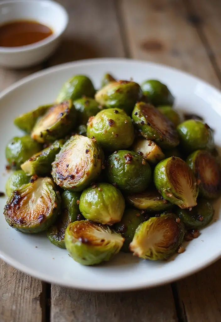 30 Gluten and Dairy Free Recipes for Dinner Tonight - 26. Balsamic Glazed Brussels Sprouts