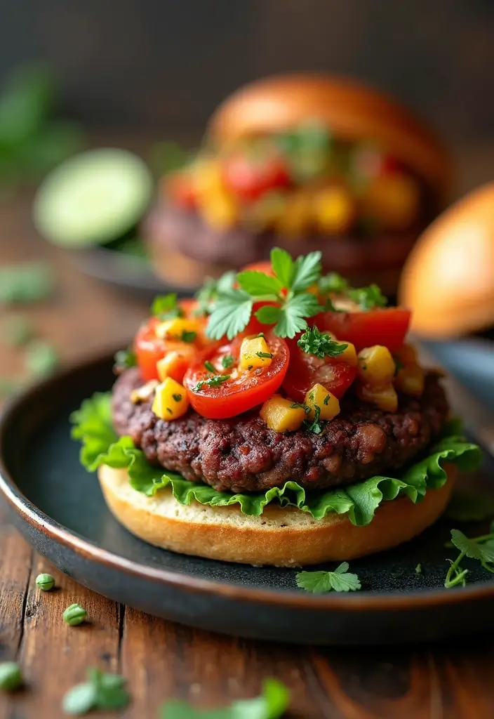 30 Gluten and Dairy Free Recipes for Dinner Tonight - 28. Spicy Black Bean Burger