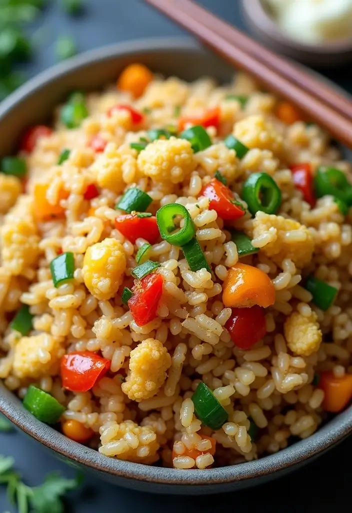 30 Gluten and Dairy Free Recipes for Dinner Tonight - 7. Cauliflower Fried Rice
