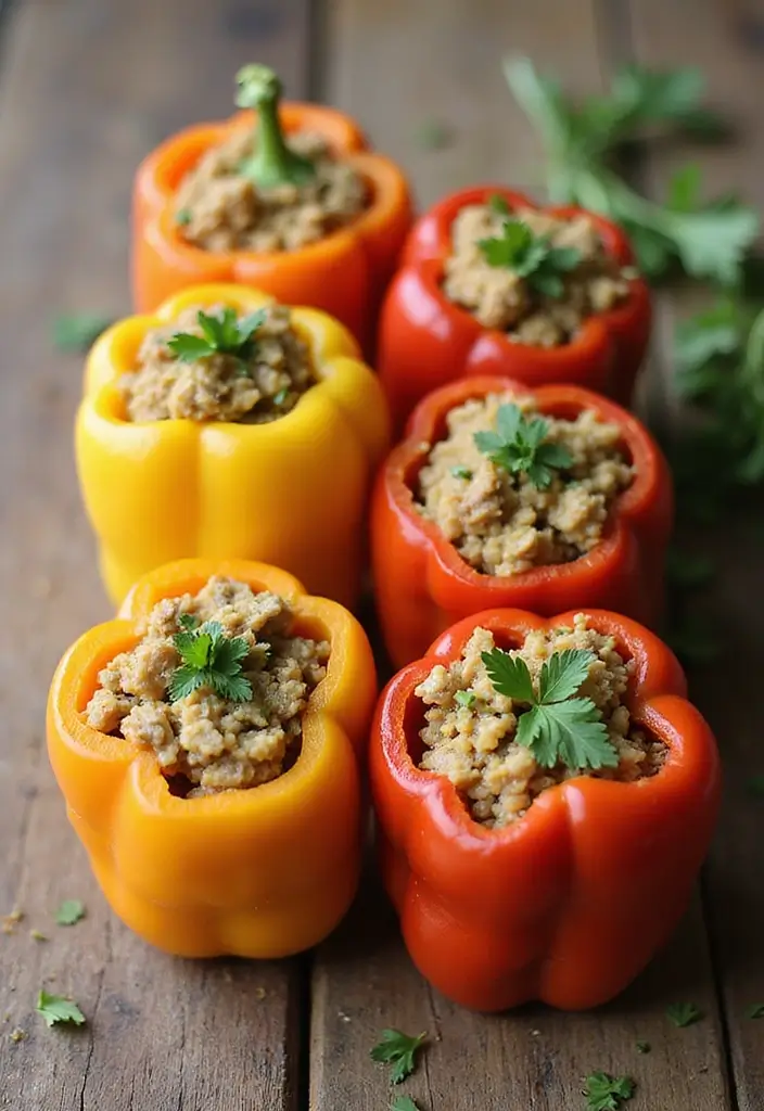 30 Ground Turkey Recipes Gluten Dairy Free And Delicious - 1. Turkey and Quinoa Stuffed Bell Peppers