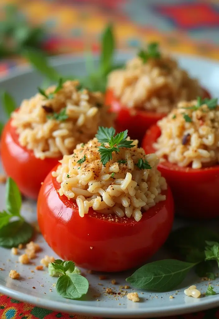 30 Ground Turkey Recipes Gluten Dairy Free And Delicious - 22. Turkey and Rice Stuffed Tomatoes