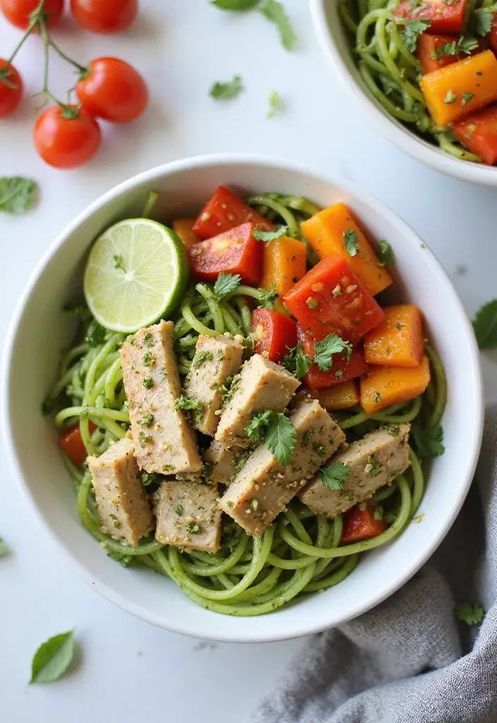 30 Ground Turkey Recipes Gluten Dairy Free And Delicious - 27. Turkey and Pesto Zoodles