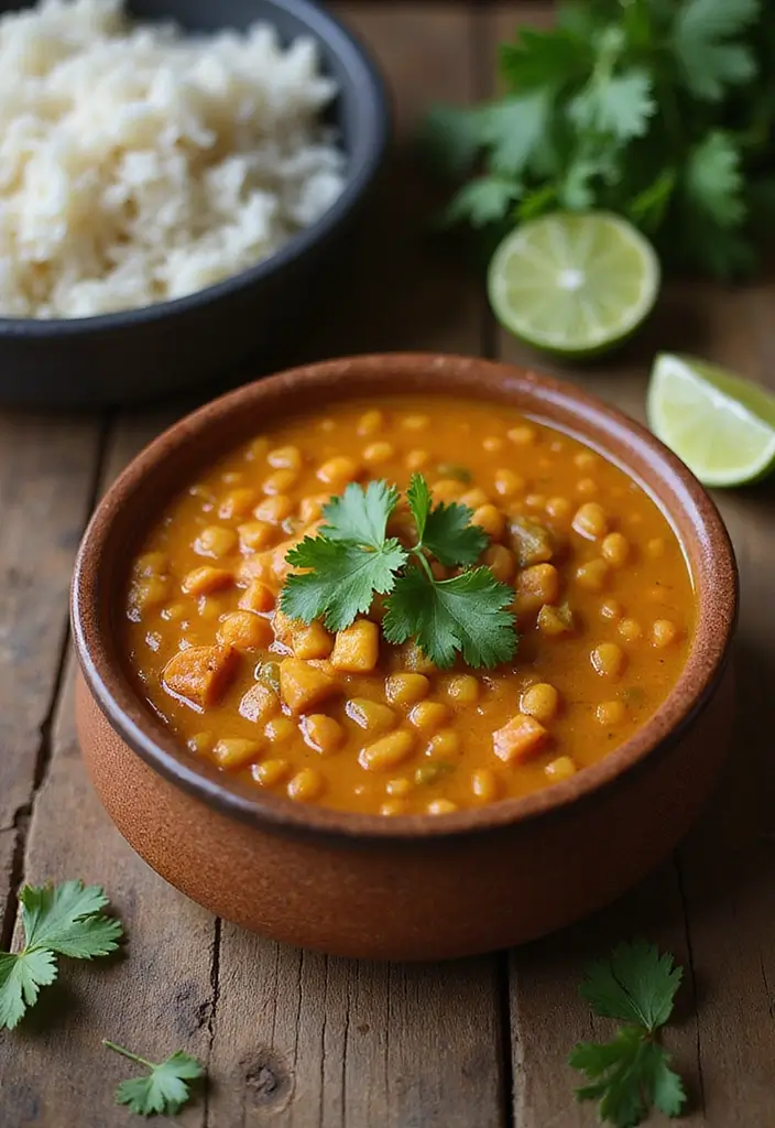 30 High Protein Vegan Gluten Free Recipes To Fuel Your Day - 19. Red Lentil Dal