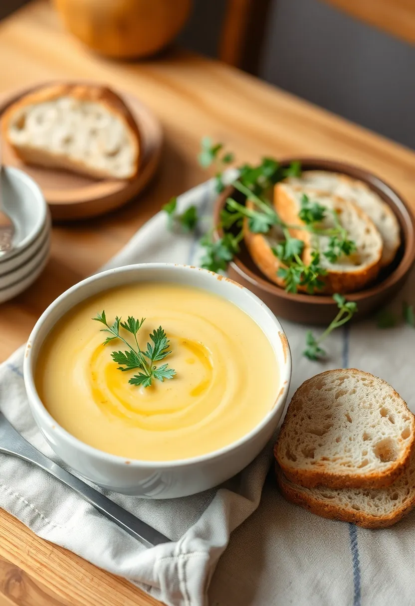 30 High Protein Vegan Gluten Free Recipes To Fuel Your Day - 24. Creamy Vegan Potato Soup
