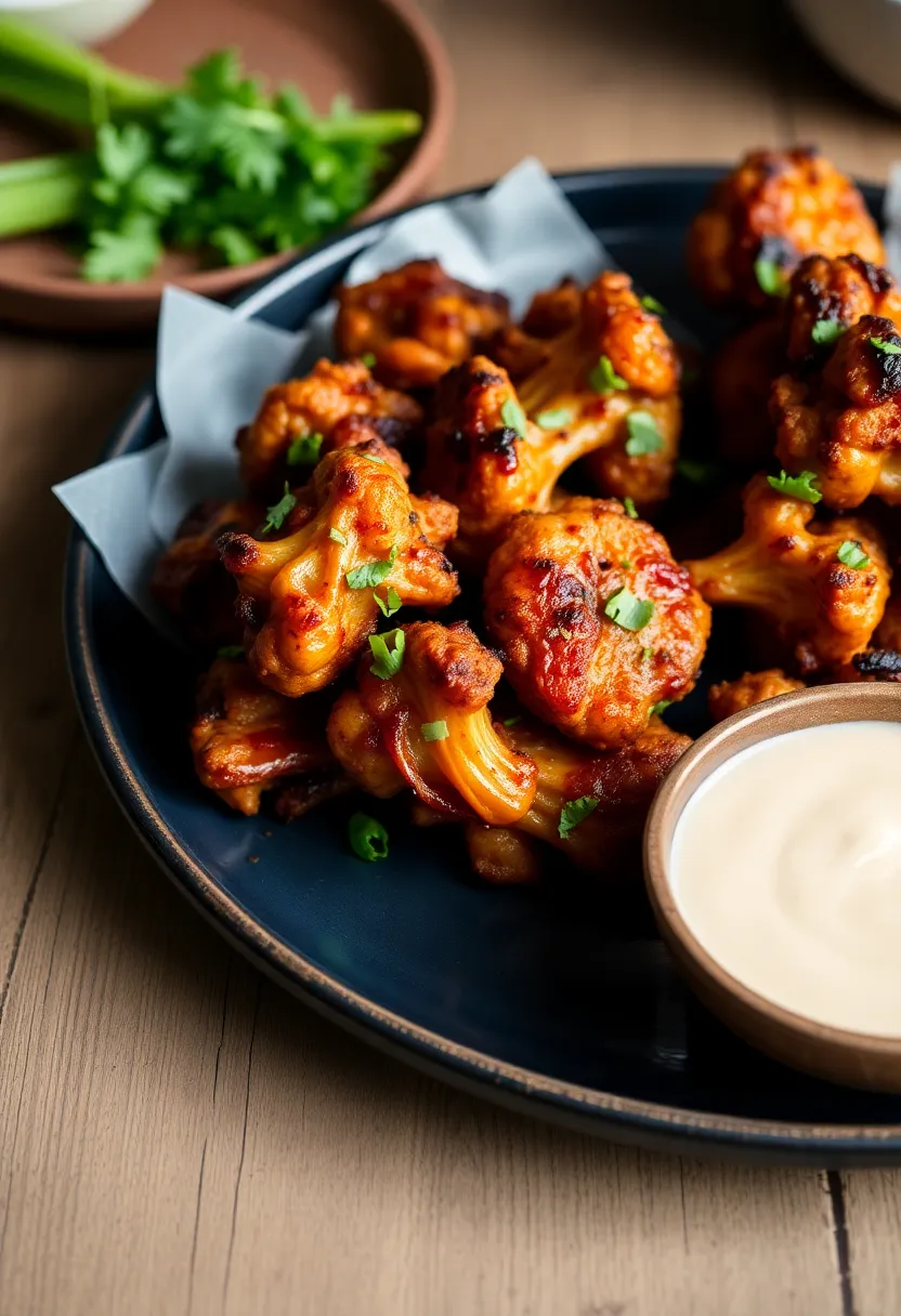 30 High Protein Vegan Gluten Free Recipes To Fuel Your Day - 26. BBQ Cauliflower Wings