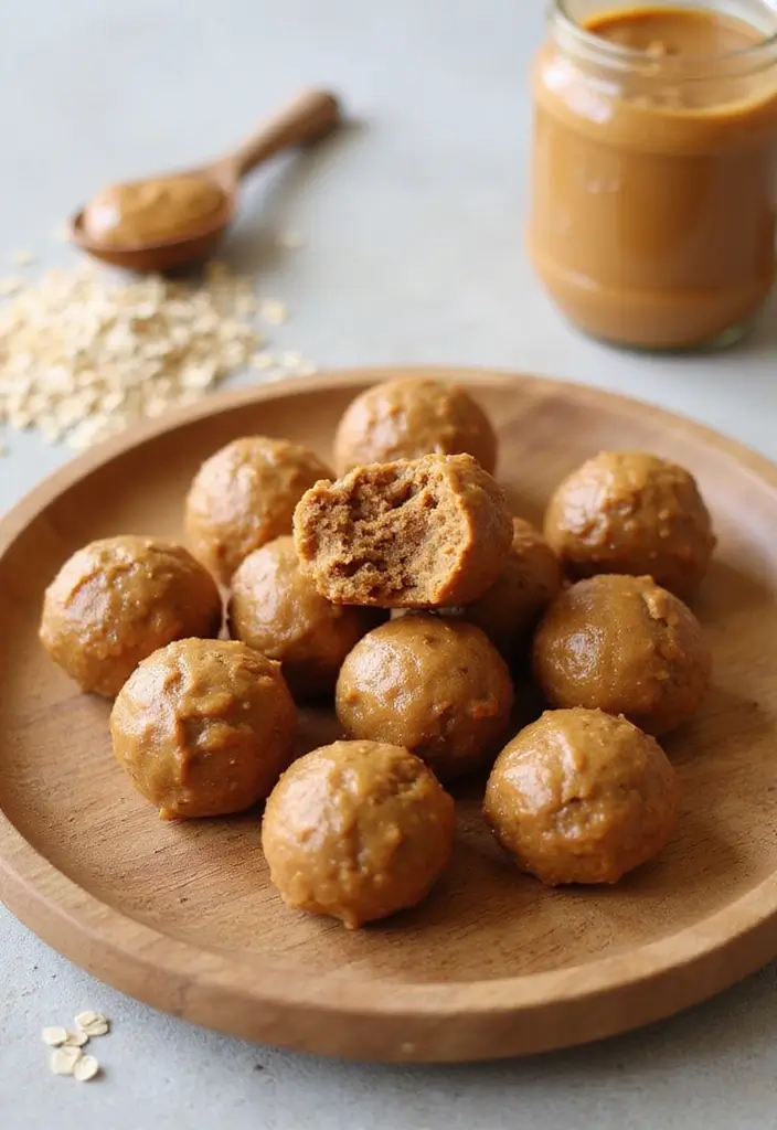 30 High Protein Vegan Gluten Free Recipes To Fuel Your Day - 3. Peanut Butter Protein Balls