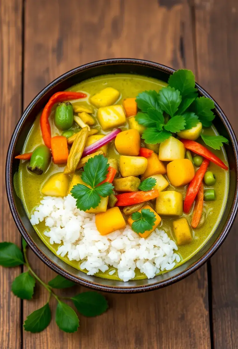 30 High Protein Vegan Gluten Free Recipes To Fuel Your Day - 30. Vegan Thai Green Curry