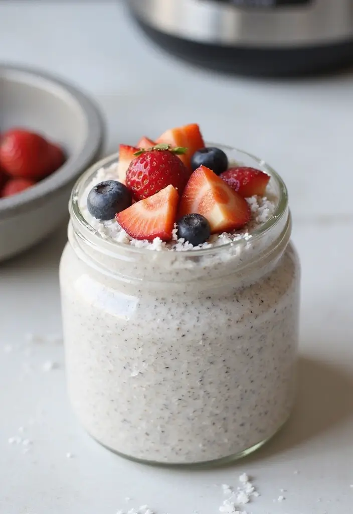 30 High Protein Vegan Gluten Free Recipes To Fuel Your Day - 9. Coconut Chia Seed Pudding