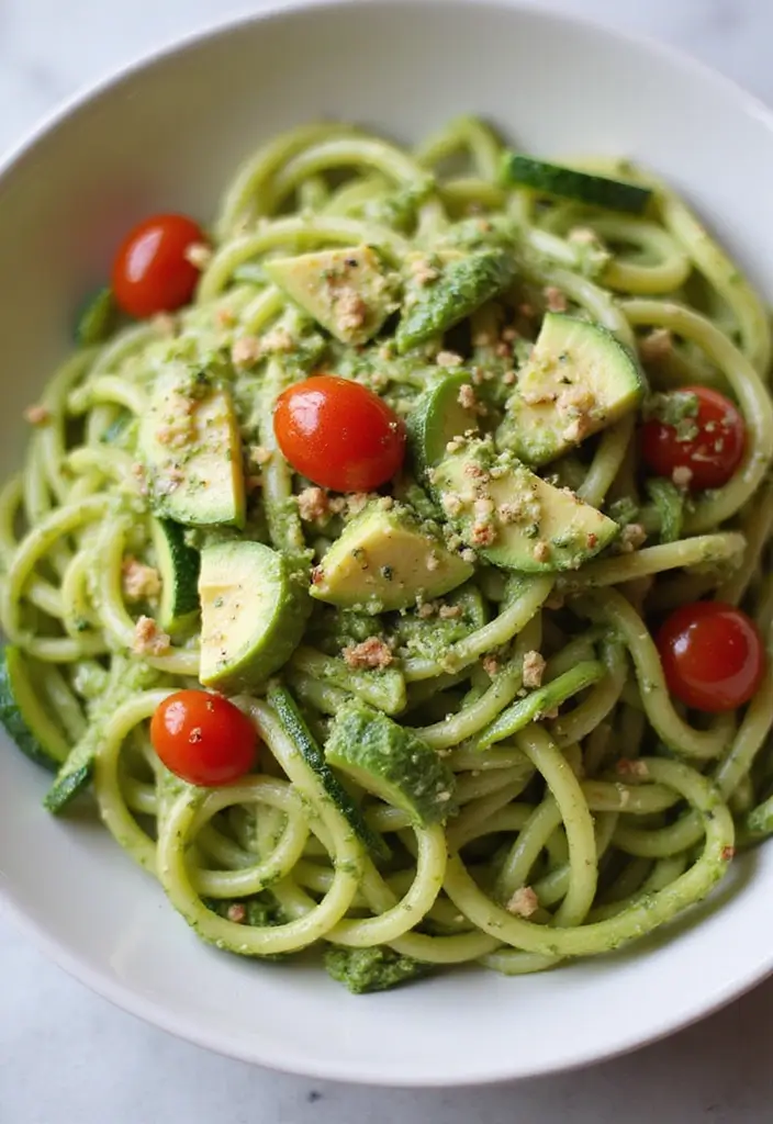 30+ Low Carb Gluten Free Dairy Free Recipes For Healthy Eating 1 30+ Low Carb Gluten Free Dairy Free Recipes For Healthy Eating - 1. Zucchini Noodles with Avocado Pesto