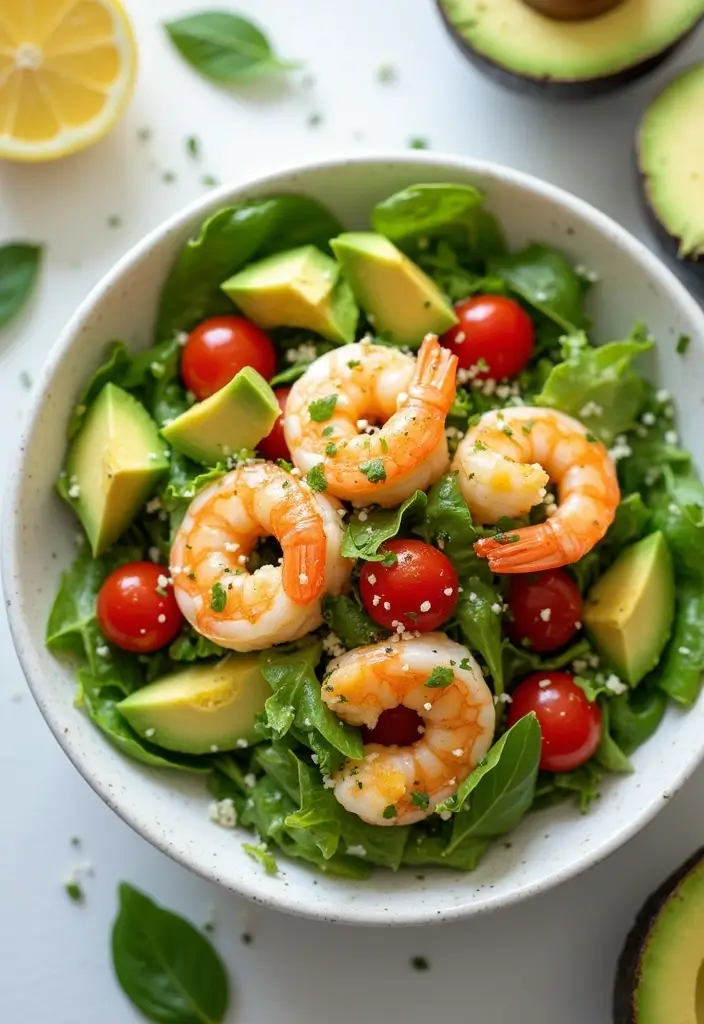 30+ Low Carb Gluten Free Dairy Free Recipes For Healthy Eating 12 30+ Low Carb Gluten Free Dairy Free Recipes For Healthy Eating - 12. Shrimp and Avocado Salad
