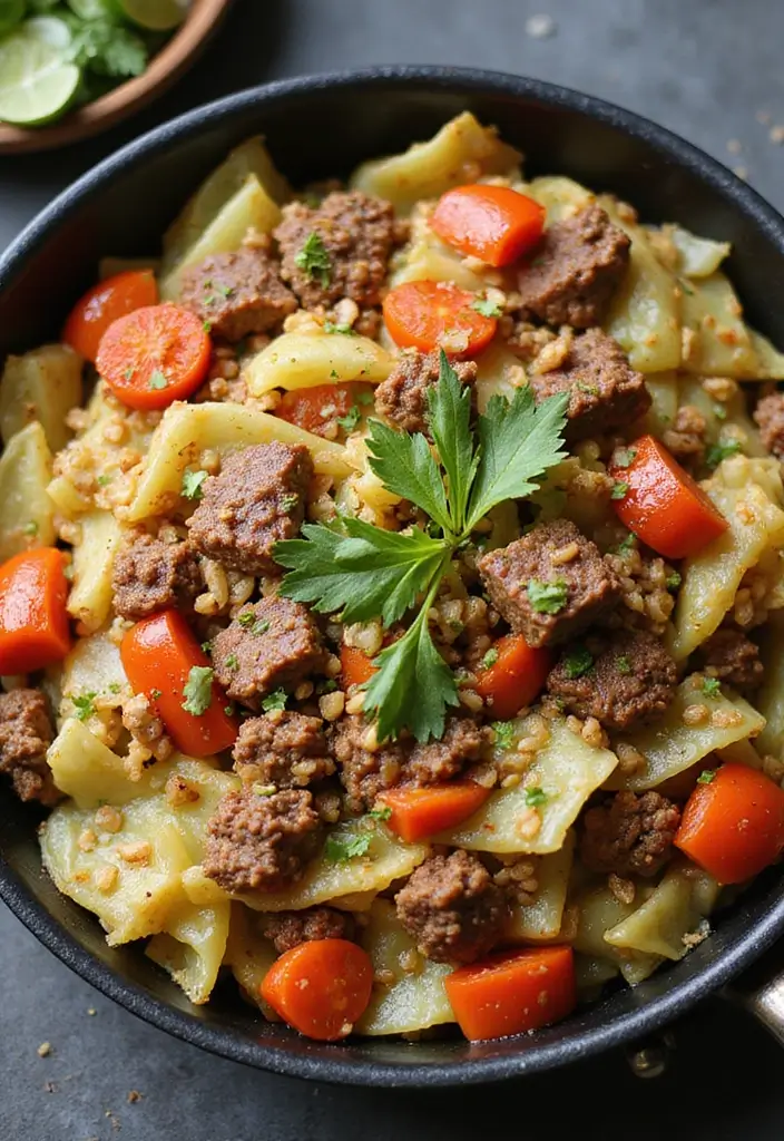 30+ Low Carb Gluten Free Dairy Free Recipes For Healthy Eating 14 30+ Low Carb Gluten Free Dairy Free Recipes For Healthy Eating - 14. Cabbage Stir-Fry with Ground Beef