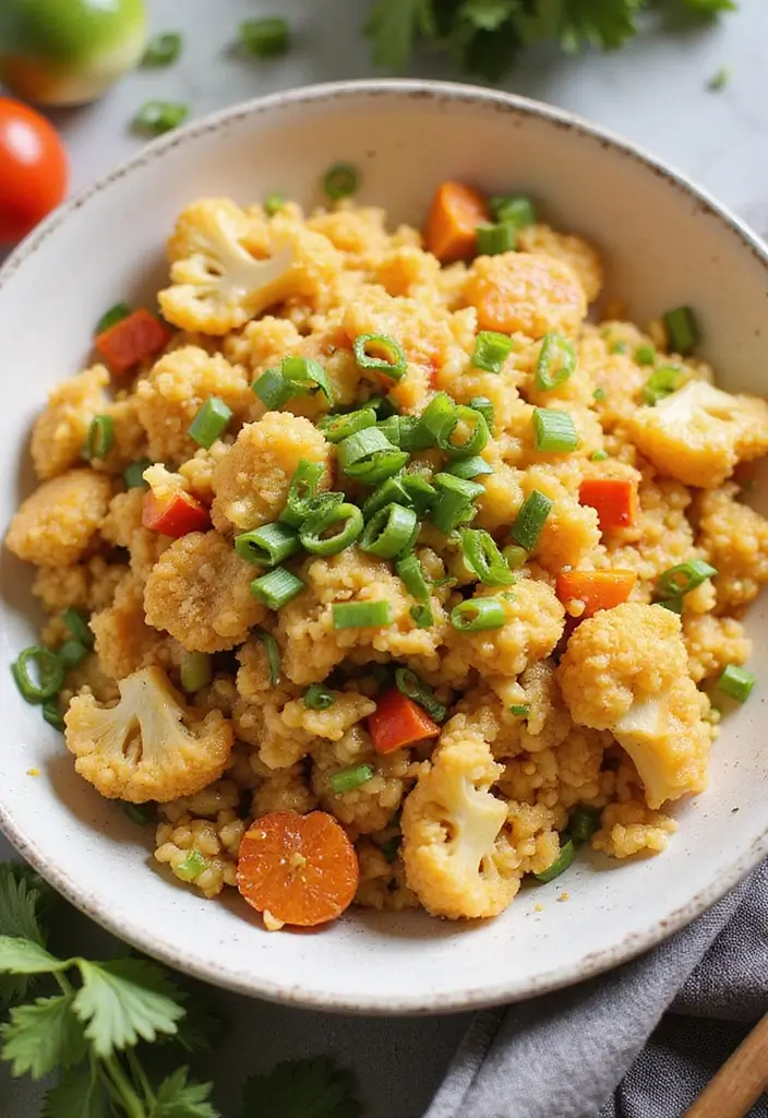 30+ Low Carb Gluten Free Dairy Free Recipes For Healthy Eating 2 30+ Low Carb Gluten Free Dairy Free Recipes For Healthy Eating - 2. Cauliflower Fried Rice