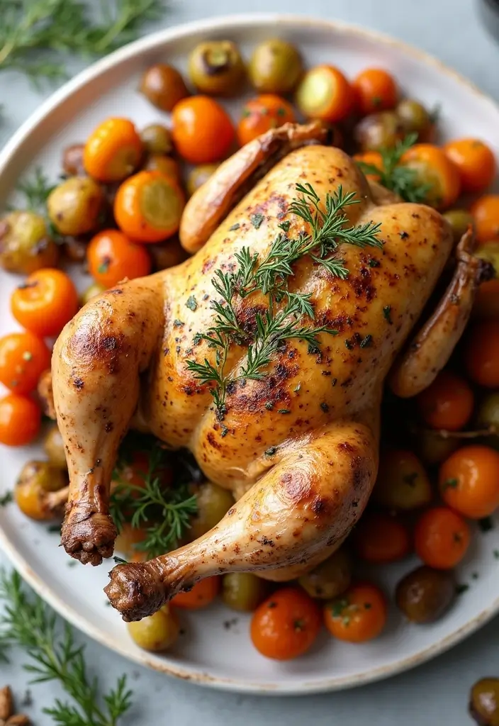 30+ Low Carb Gluten Free Dairy Free Recipes For Healthy Eating 29 30+ Low Carb Gluten Free Dairy Free Recipes For Healthy Eating - 29. Herb-Roasted Chicken and Vegetables