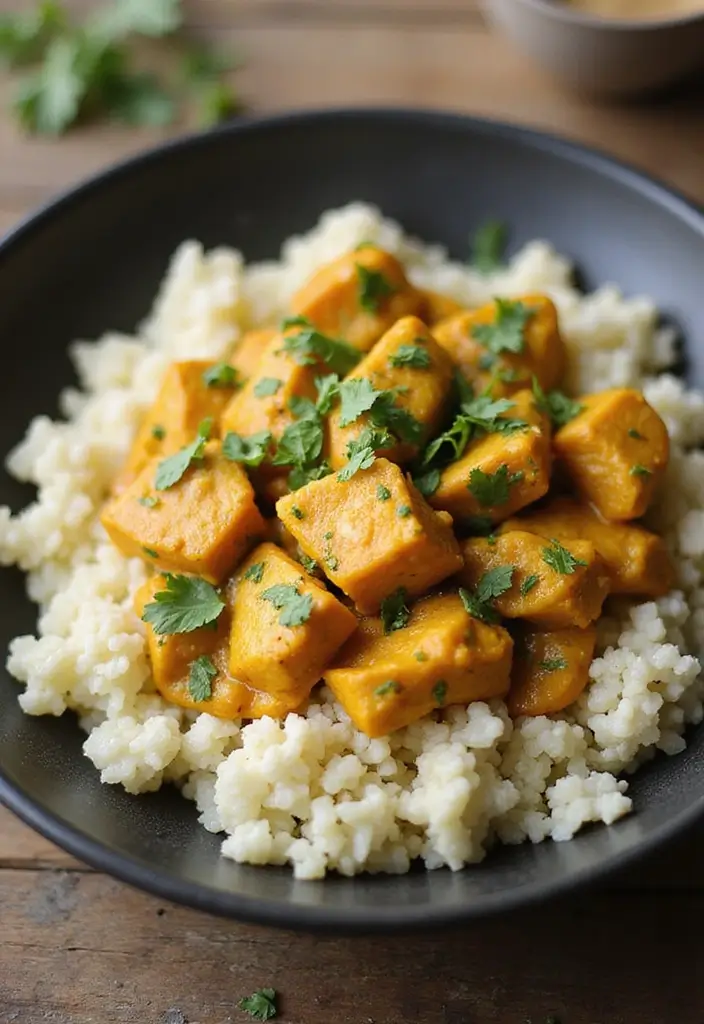 30 Low Carb Gluten Free Recipes Dinner Ideas You Will Love - 17. Coconut Curry Chicken