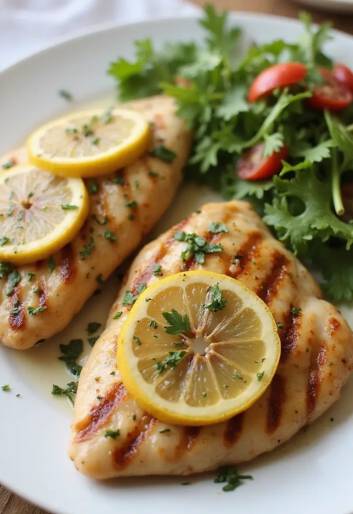30 Low Carb Gluten Free Recipes Dinner Ideas You Will Love - 3. Lemon Herb Grilled Chicken