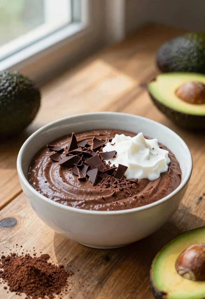 10 Chocolate Pudding Dessert Recipes for Creamy Comfort - 2. Chocolate Avocado Pudding 1