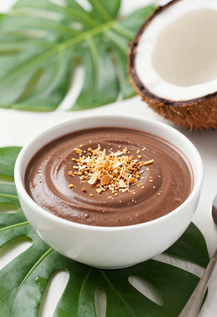 10 Chocolate Pudding Dessert Recipes for Creamy Comfort - 7. Coconut Cream Chocolate Pudding 1