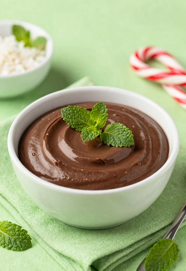 10 Chocolate Pudding Dessert Recipes for Creamy Comfort - 9. Chocolate Mint Pudding 1