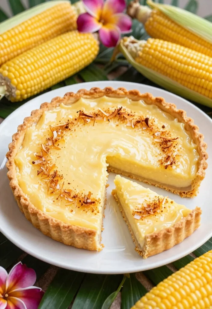 10 Corn Dessert Recipes for Sweet Comfort Baking 56 10 Corn Dessert Recipes for Sweet Comfort Baking - 6. Corn and Coconut Tart 1