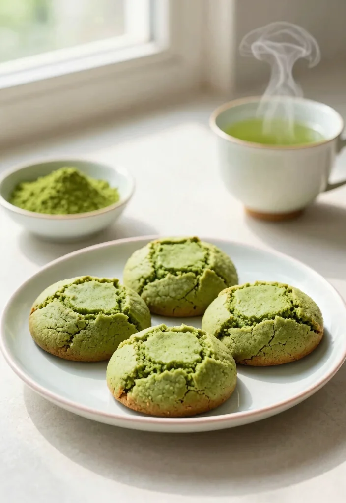 10 Easy Keto Cookie Recipes for Sweet Low Carb Treats 34 10 Easy Keto Cookie Recipes for Sweet Low Carb Treats - 4. Chewy Matcha Cookies 1