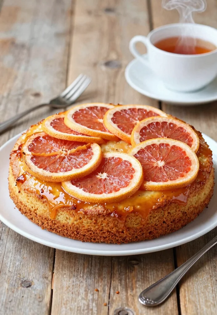10 Grapefruit Dessert Recipes with Bright Citrus Flavor 100 10 Grapefruit Dessert Recipes with Bright Citrus Flavor - 10. Grapefruit Upside Down Cake 1