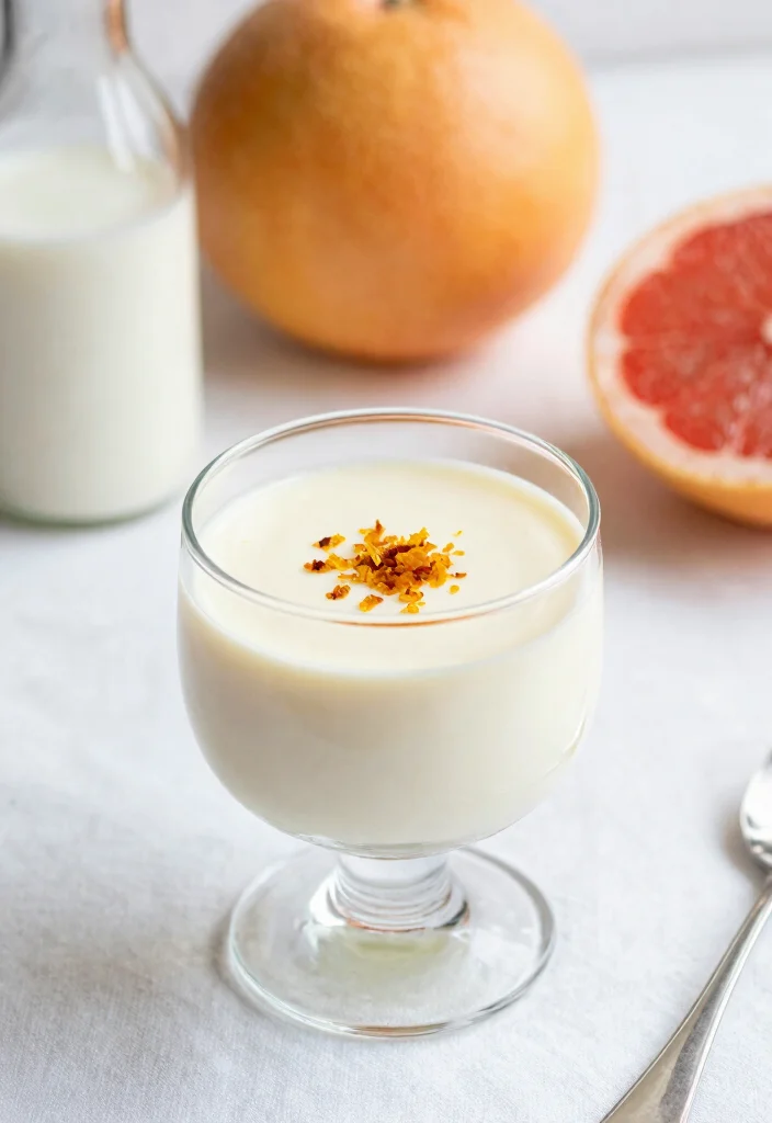 10 Grapefruit Dessert Recipes with Bright Citrus Flavor 34 10 Grapefruit Dessert Recipes with Bright Citrus Flavor - 4. Grapefruit Panna Cotta 1