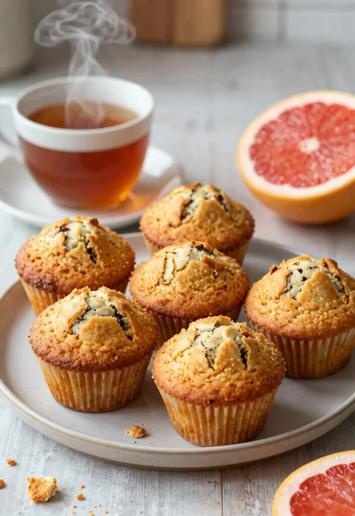 10 Grapefruit Dessert Recipes with Bright Citrus Flavor 45 10 Grapefruit Dessert Recipes with Bright Citrus Flavor - 5. Grapefruit Muffins 1