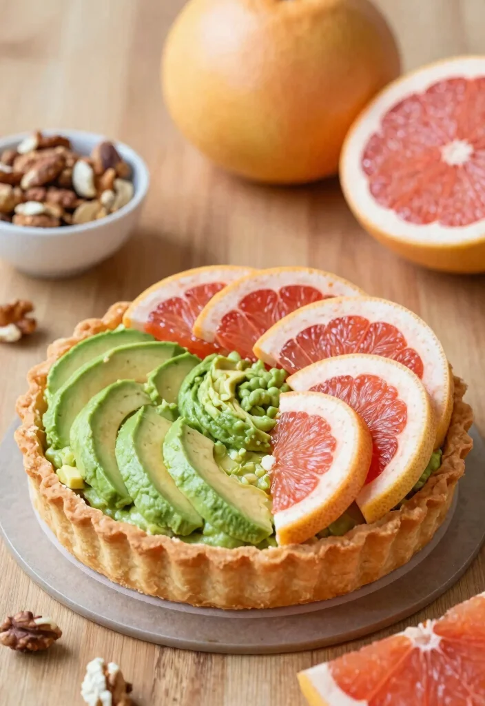 10 Grapefruit Dessert Recipes with Bright Citrus Flavor 56 10 Grapefruit Dessert Recipes with Bright Citrus Flavor - 6. Grapefruit and Avocado Tart 1