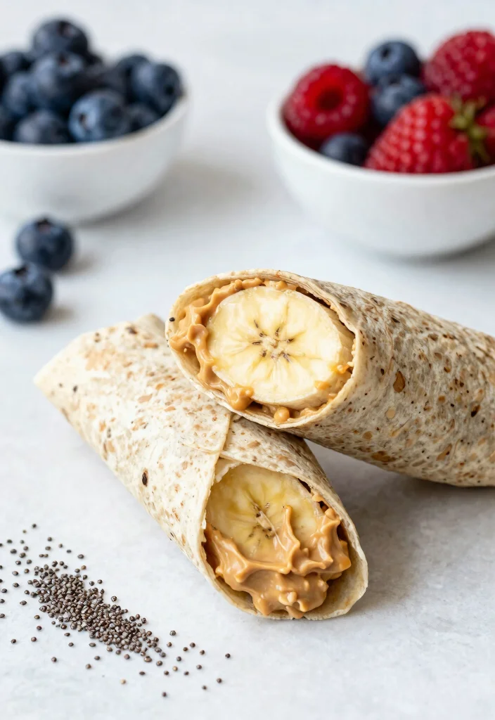 10 Healthy 5 Ingredient Recipes for Simple Clean Eating 5. Peanut Butter Banana Wrap 0