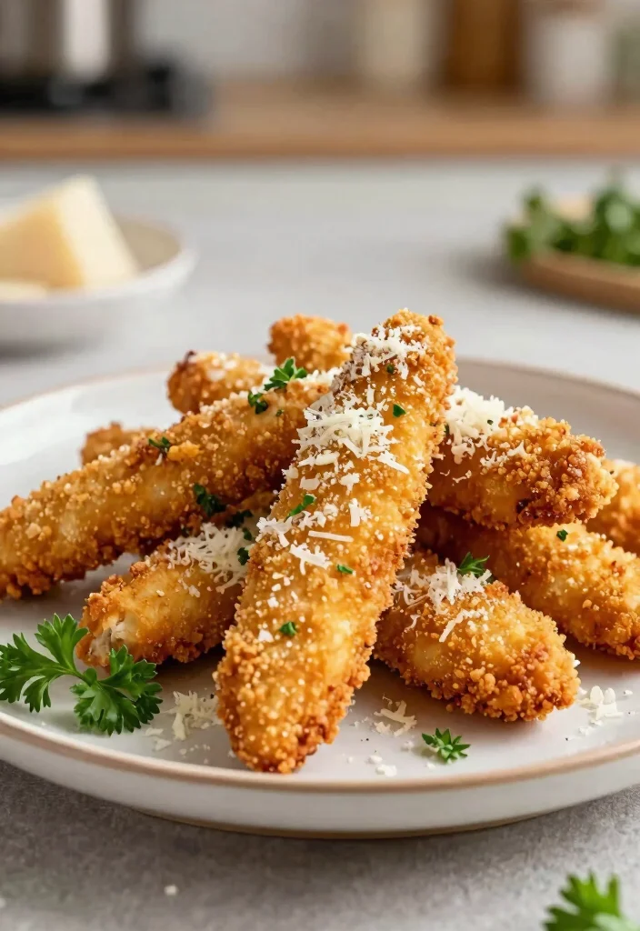 10 Keto Chicken Tender Recipes for Crispy Low Carb Meals - 4. Parmesan-Crusted Keto Chicken Tenders 1