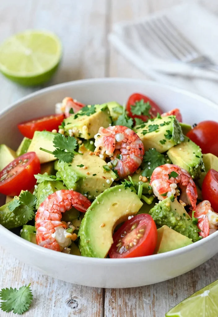 10 Keto Crawfish Recipes for Bold Low Carb Flavor - 4. Crawfish and Avocado Salad 1