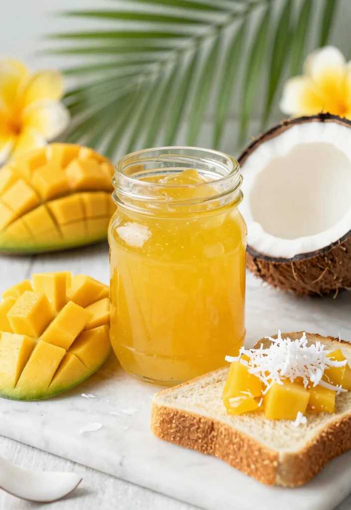 10 Keto Jelly Recipes for Sugar Free Spreads - 4. Mango Coconut Bliss Jelly 1