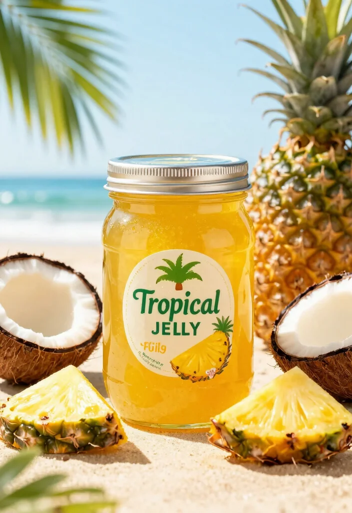 10 Keto Jelly Recipes for Sugar Free Spreads - 7. Tropical Pineapple Jelly 1